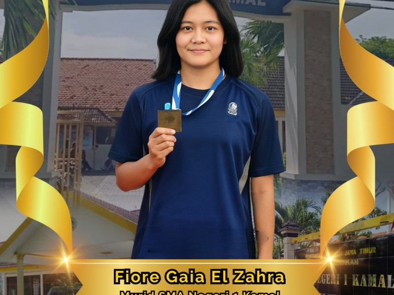 Fiore Gaia El Zahra Raih Juara 1 (Medali Emas) Kejurnas Renang Jarak 5K Perairan Terbuka